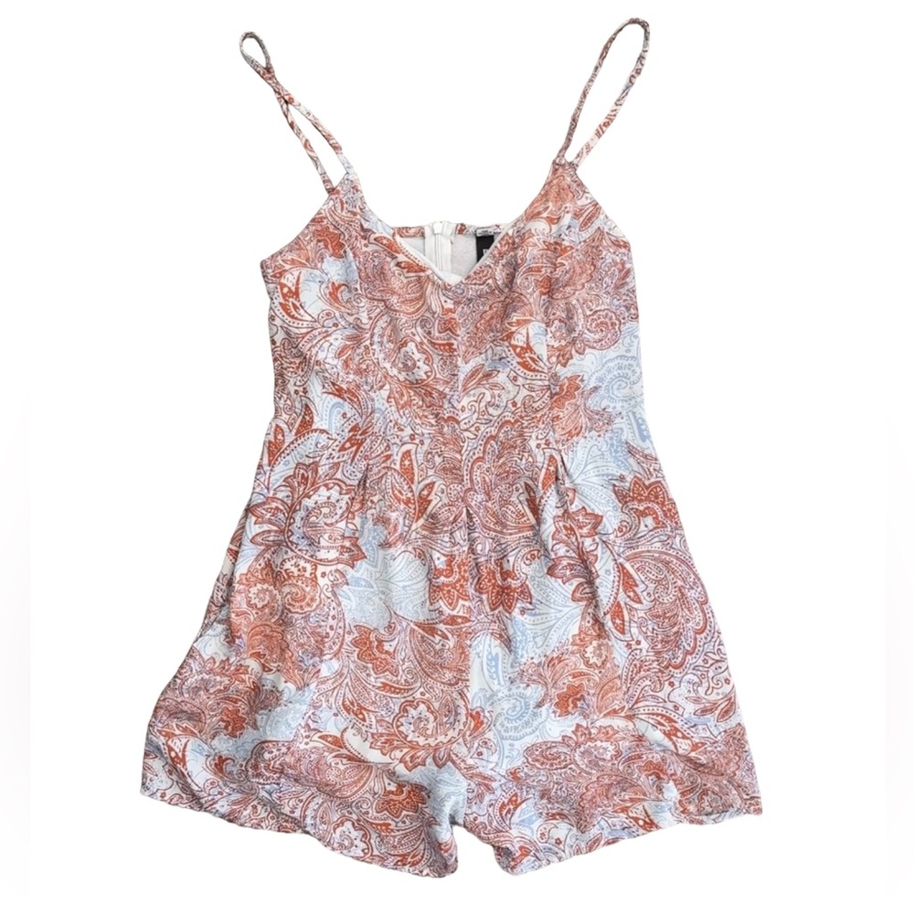 DESIGN LAB LORD & TAYLOR Floral Paisley Print Romper - 2 for $40